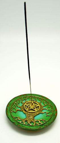 Round Tree of Life Incense Burner